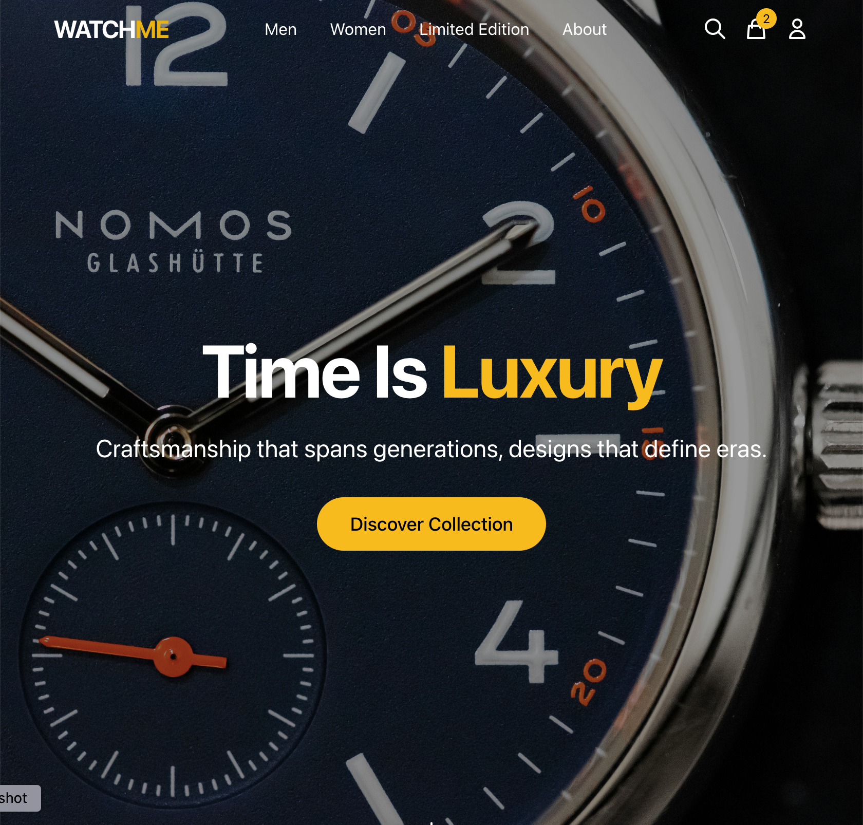 WatchMe Luxury Watch E-Commerce Platform